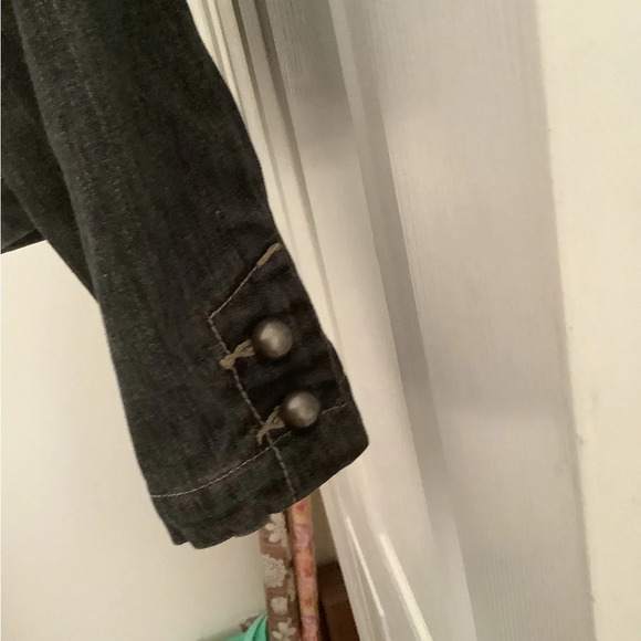 VINTAGE~NICOLE BENISTI~DENIM JACKET~ POINT LEVO~ SIZE M - Picture 5 of 7